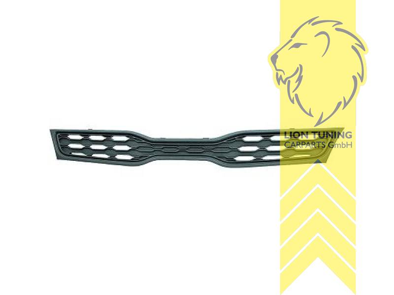 mit Emblemaufnahme, schwarz, ABS Kunststoff, Eintragungsfrei / als Ersatzteil verwendbar