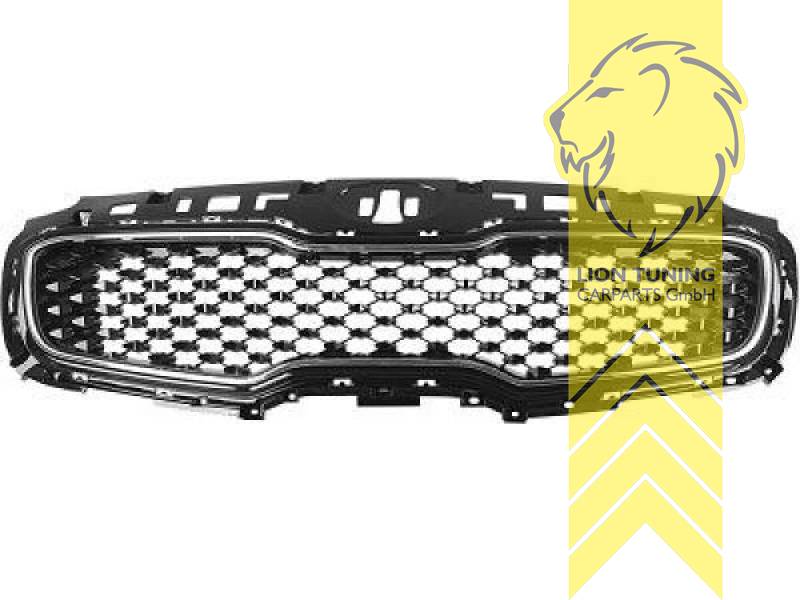 schwarz, chrom, ABS Kunststoff, Eintragungsfrei / als Ersatzteil verwendbar