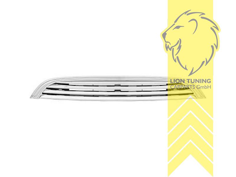 mit Emblemaufnahme, chrom, oberer Teil, ABS Kunststoff, Eintragungsfrei / als Ersatzteil verwendbar