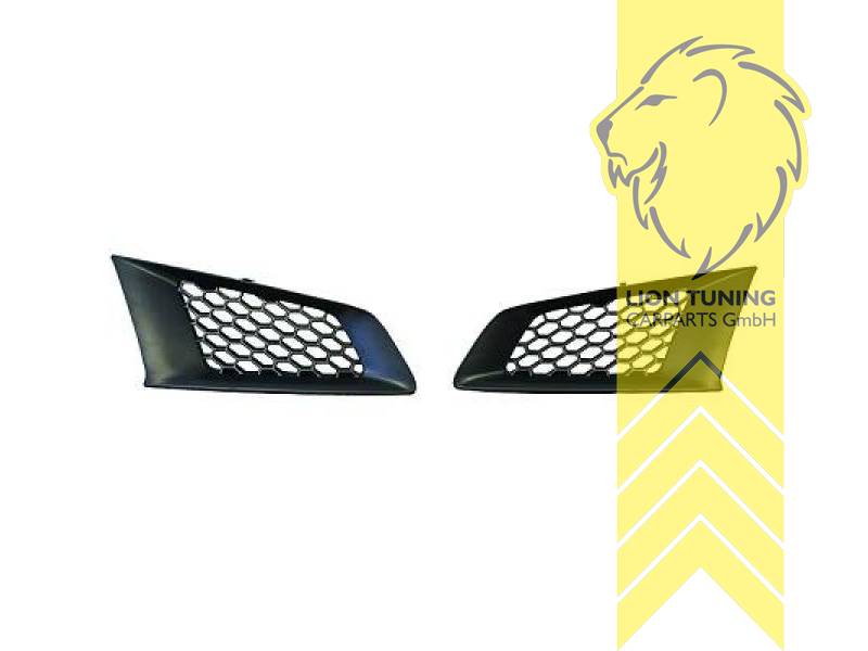 mit Emblemaufnahme, schwarz, ABS Kunststoff, Eintragungsfrei / als Ersatzteil verwendbar