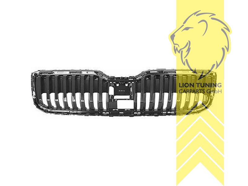 mit Emblemaufnahme, schwarz, ABS Kunststoff, für Fahrzeuge ohne Radar (ACC), Eintragungsfrei / als Ersatzteil verwendbar