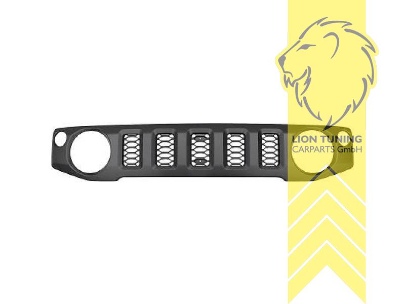 mit Emblemaufnahme, schwarz, ABS Kunststoff, Eintragungsfrei / als Ersatzteil verwendbar