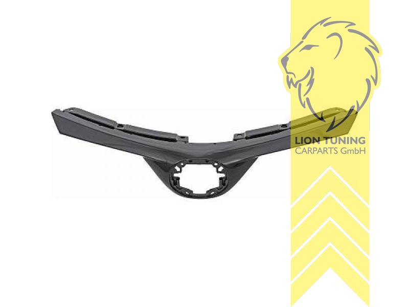 mit Emblemaufnahme, schwarz, ABS Kunststoff, Eintragungsfrei / als Ersatzteil verwendbar