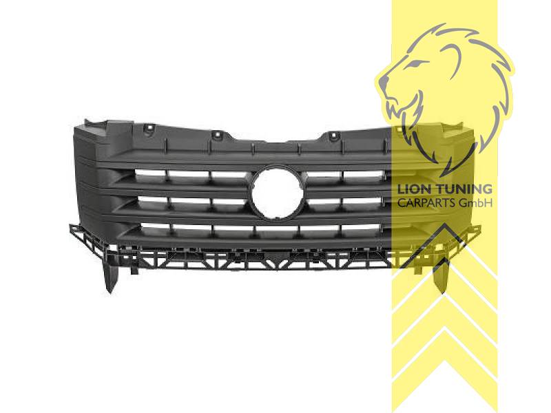 mit Emblemaufnahme, schwarz, ABS Kunststoff, Eintragungsfrei / als Ersatzteil verwendbar