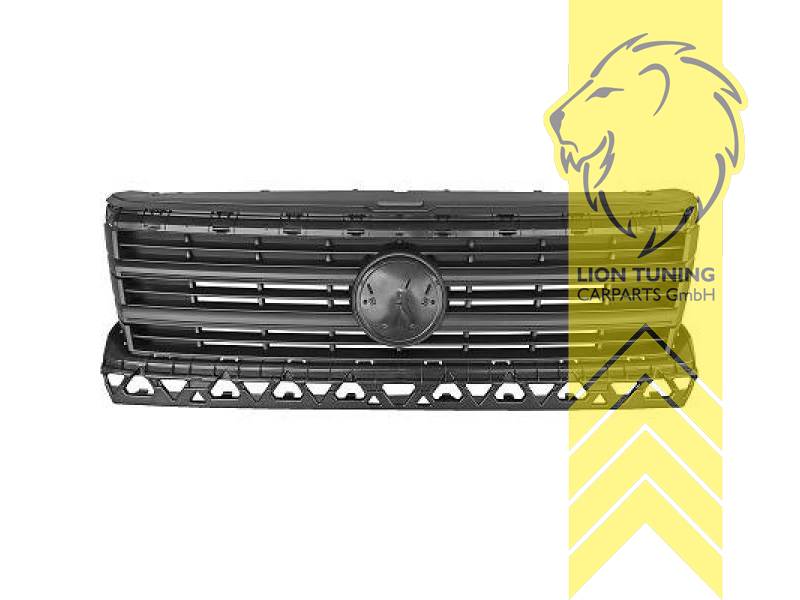 mit Emblemaufnahme, schwarz, ABS Kunststoff, Eintragungsfrei / als Ersatzteil verwendbar