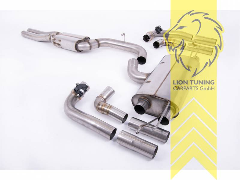 80 mm (3,15 Zoll), original Endrohr Blende wird übernommen, Endrohr duplex, nicht passend für Fahrzeuge mit OPF, Edelstahl, Eintragungsfrei / mit ABE