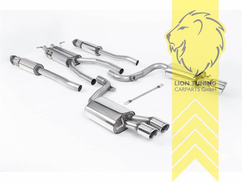 60 mm (2,35 Zoll), 2 x 80mm, Endrohr duplex, 80mm, Edelstahl poliert, Edelstahl, Eintragungsfrei / mit ABE