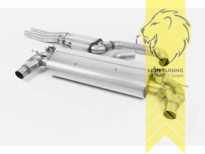 76 mm (3 Zoll), 1x 170x107mm, Endrohr duplex, 170 x 107 mm, Titan geflämmt, nicht passend für Fahrzeuge mit OPF, Edelstahl, Eintragungsfrei / mit ABE