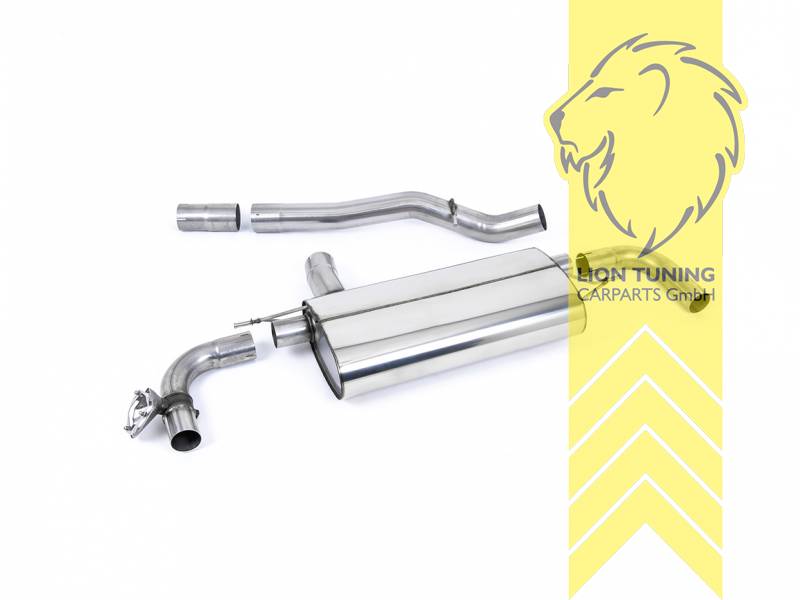 nur für X Drive Allrad, 76 mm (3 Zoll), 1 x 115mm, Endrohr duplex, 115 mm, Carbon, nur passend für Fahrzeuge mit OPF, Edelstahl, Eintragungsfrei / mit ABE