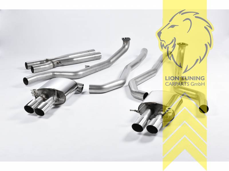 76 mm (3 Zoll), 2 x 90mm, Endrohr duplex, 90mm, Edelstahl poliert, Edelstahl, Eintragungsfrei / mit ABE