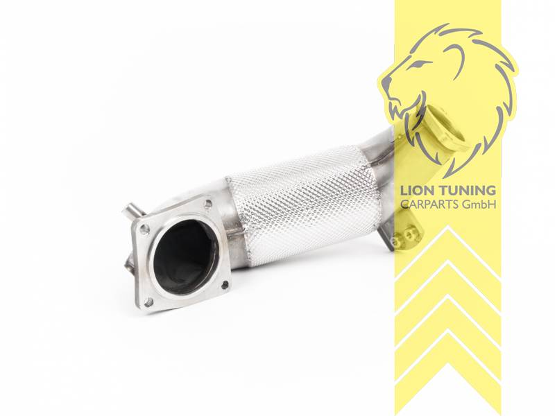 nicht passend für Fahrzeuge mit OPF, Edelstahl, Eintragungsfrei / mit ABE