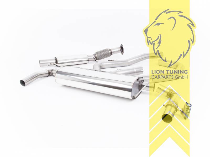 76 mm (3 Zoll), 1 x 115mm, Endrohr duplex, 115 mm, Titan, nicht passend für Fahrzeuge mit OPF, Edelstahl, Eintragungsfrei / mit ABE