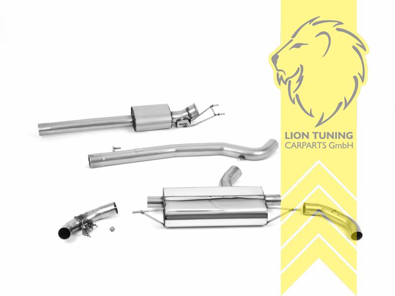 80 mm (3,15 Zoll), original Endrohr Blende wird übernommen, Endrohr duplex, Edelstahl, Eintragungsfrei / mit ABE