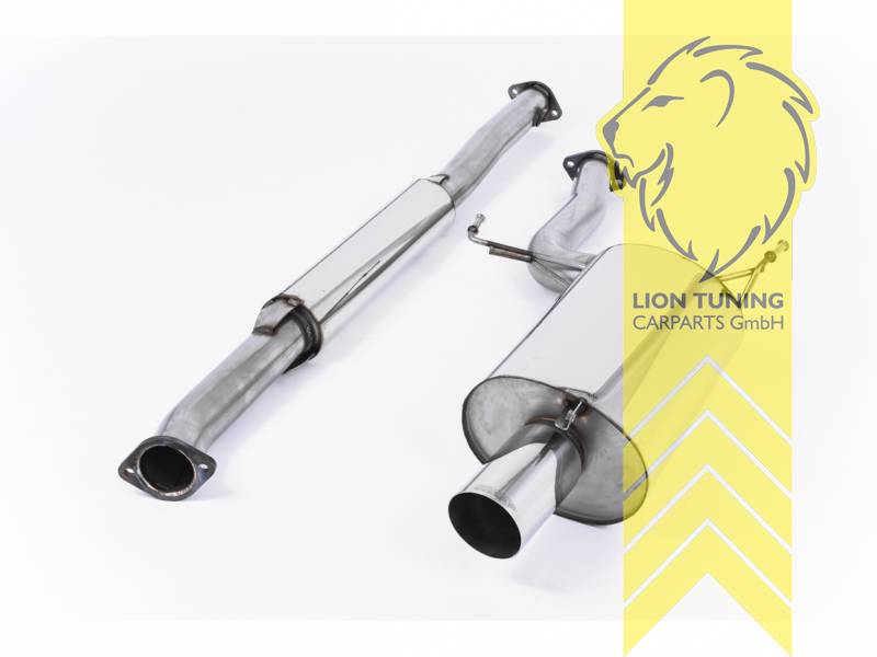 76 mm (3 Zoll), 1 x 100mm, Endrohr single, 100 mm, Edelstahl poliert, Edelstahl, Eintragungsfrei / mit ABE