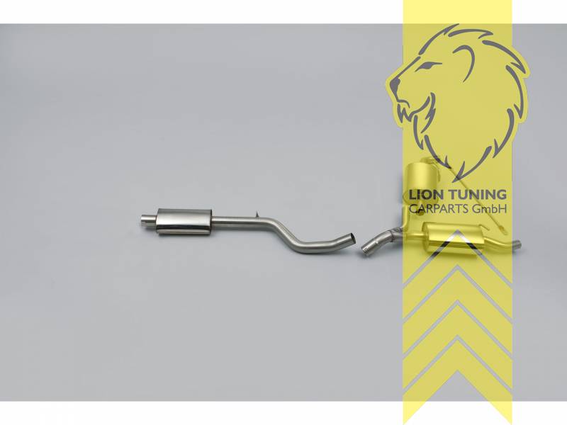 63 mm (2,5 Zoll), original Endrohr Blende wird übernommen, Edelstahl, Eintragungsfrei / mit ABE