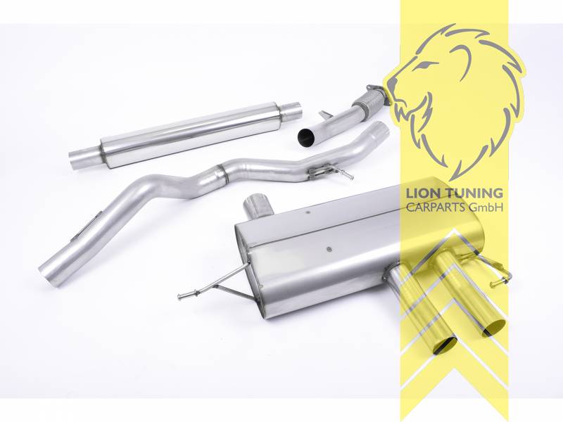 76 mm (3 Zoll), original Endrohr Blende wird übernommen, nicht passend für Fahrzeuge mit OPF, Edelstahl, Eintragungsfrei / mit ABE