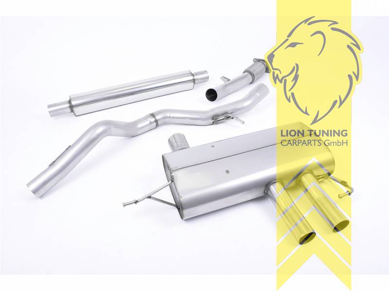 76 mm (3 Zoll), original Endrohr Blende wird übernommen, nur passend für Fahrzeuge mit OPF, Edelstahl, Eintragungsfrei / mit ABE