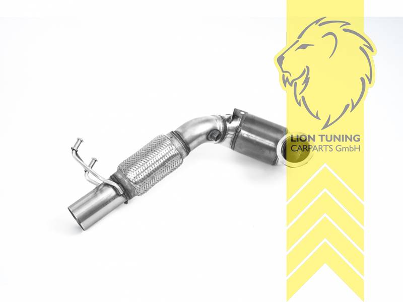 nur passend mit Milltek Abgasanlage, nicht passend für Fahrzeuge mit OPF, Edelstahl, Eintragungsfrei / mit ABE