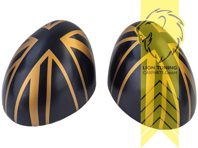 Elektrisch, Mechanisch, gold, schwarz, glänzend, nicht für Facelift, ABS Kunststoff, Eintragungsfrei / als Ersatzteil verwendbar