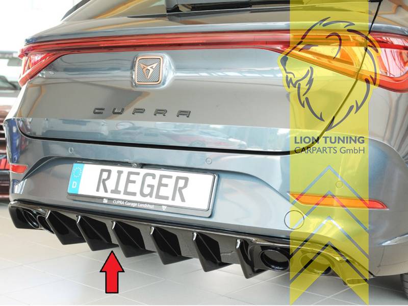 schwarz glänzend, ohne Aussparung für Endrohre, nur für Fahrzeuge ohne Anhängerkupplung, ABS Kunststoff, Eintragungsfrei / mit ABE