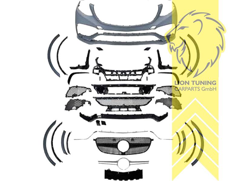 Ersatzteile von äquivalenter Qualität für die Besitzer des Fahrzeugs (entspr. EU-Verordnung 46/2010), auch für Modelle mit Kamera-System, PP Kunststoff, grundiert, für Fahrzeuge mit PDC, für Fahrzeuge ohne SRA