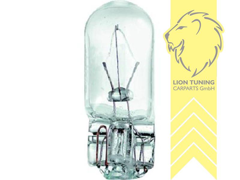 Halogen, gelb, W3W,T10, 3W, Standlicht, 12 V, Eintragungsfrei / mit E-Prüfzeichen