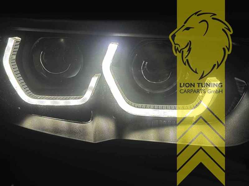 BMW 1er F20 F21 Scheinwerfer Augenbrauen - Glossy Black Augenlider Für 2011-2014 Modelle