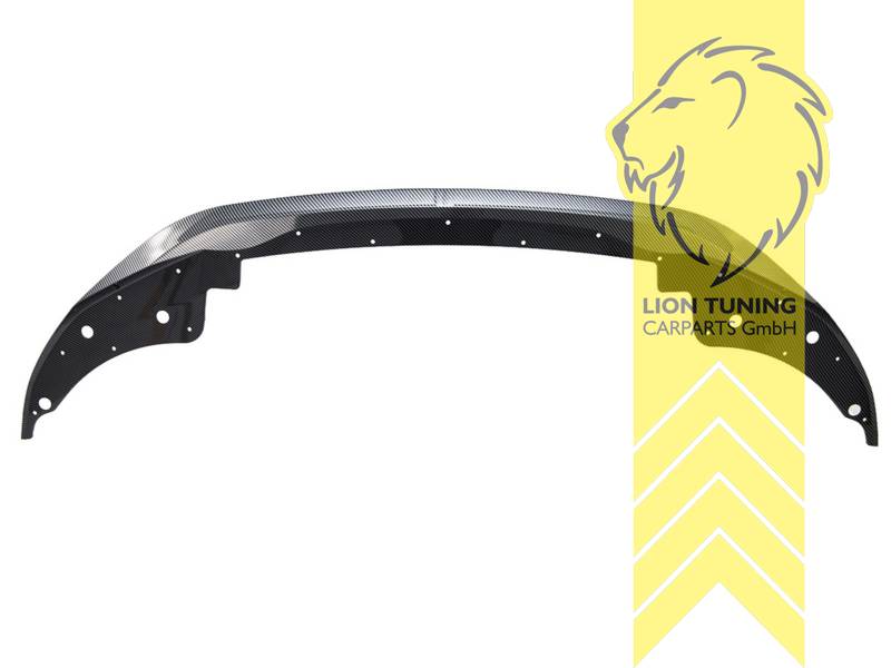 carbon Optik, schwarz glänzend, nur passend für Fahrzeuge mit M-Paket Stoßstange, Ersatzteile von äquivalenter Qualität für die Besitzer des Fahrzeugs (entspr. EU-Verordnung 46/2010), nur passend für Fahrzeuge mit M-Paket, PP Kunststoff