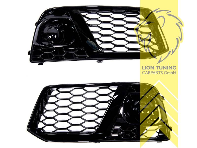 schwarz glänzend, nicht passend für S-Line, PP Kunststoff, Eintragungsfrei / als Ersatzteil verwendbar