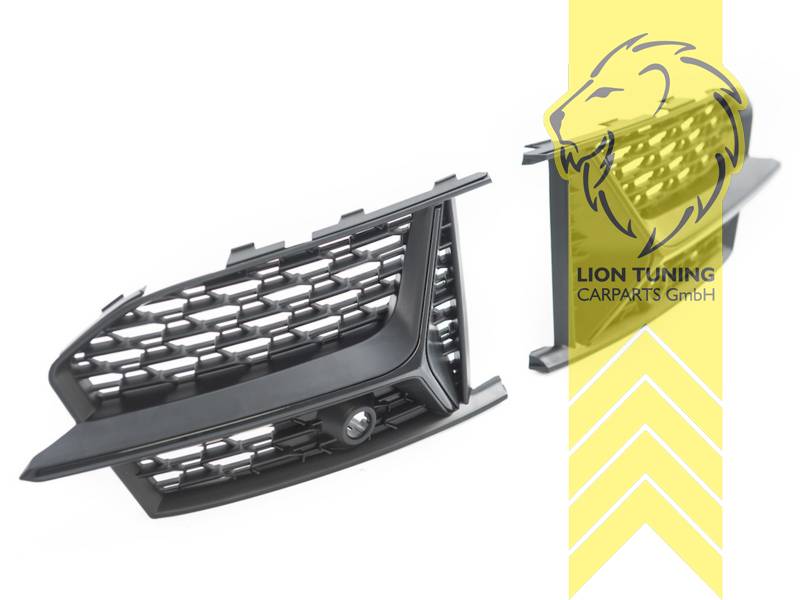 schwarz glänzend, nur passend für S Line, PP Kunststoff, Eintragungsfrei / als Ersatzteil verwendbar