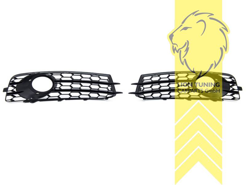 schwarz glänzend, nur passend für S Line, PP Kunststoff, Eintragungsfrei / als Ersatzteil verwendbar