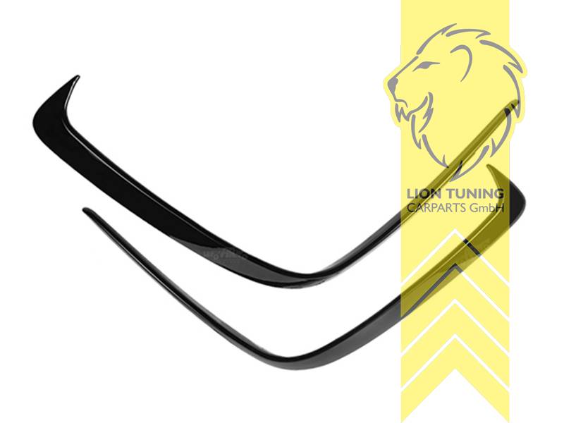 schwarz glänzend, PP Kunststoff, Eintragungsfrei / als Ersatzteil verwendbar