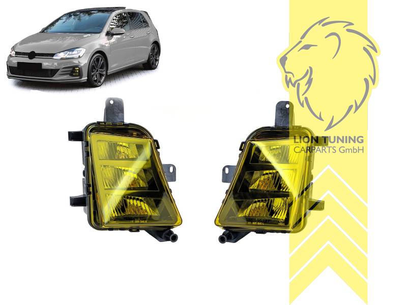 LED, gelb, nur passend für GTi Stoßstange, Eintragungsfrei / mit E-Prüfzeichen