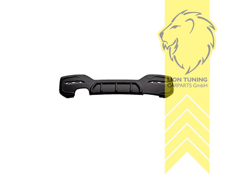 links, schwarz glänzend, carbon Optik, auch passend für die original F20 / F21 M-Paket Stoßstange, PP Kunststoff, Eintragungsfrei / als Ersatzteil verwendbar