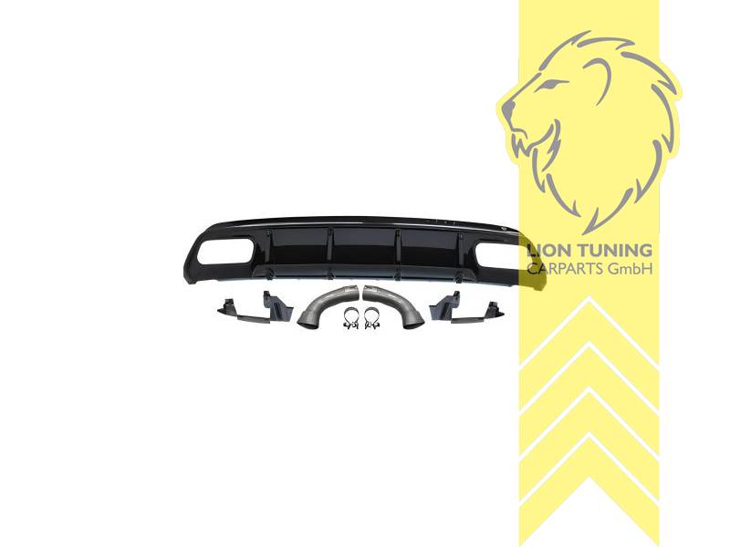 links und rechts, carbon Optik, nur passend für AMG LINE!, nur passend für AMG Line Stoßstange, ABS Kunststoff, Eintragungsfrei / als Ersatzteil verwendbar