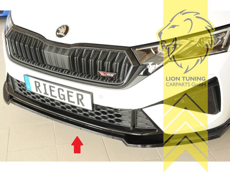 schwarz matt, nur passend für originale RS Stoßstange, ABS Kunststoff, Eintragungsfrei / mit ABE