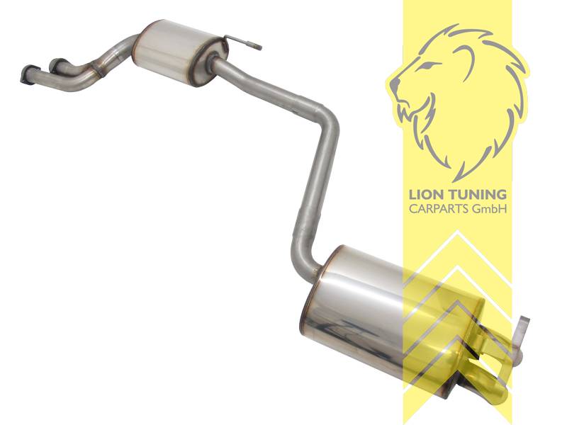 2 x 55mm original Look, Rund, Edelstahl, Eintragungsfrei / mit ABE