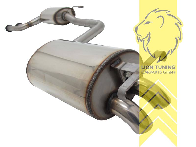 2 x 55mm original Look, Rund, Edelstahl, Eintragungsfrei / mit ABE