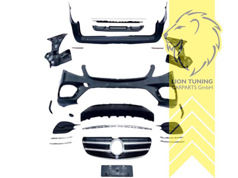 Ersatzteile von äquivalenter Qualität für die Besitzer des Fahrzeugs (entspr. EU-Verordnung 46/2010), PP Kunststoff, grundiert, für Fahrzeuge mit 6 PDC, für Fahrzeuge mit oder ohne SRA, für Fahrzeuge ohne SRA