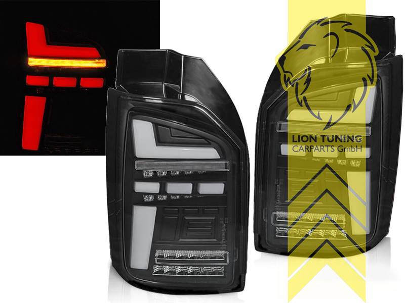 Für Fahrzeuge mit Heckklappe und Halogen ab Werk, dynamischer LED Blinker, LED, schwarz, Eintragungsfrei / mit E-Prüfzeichen