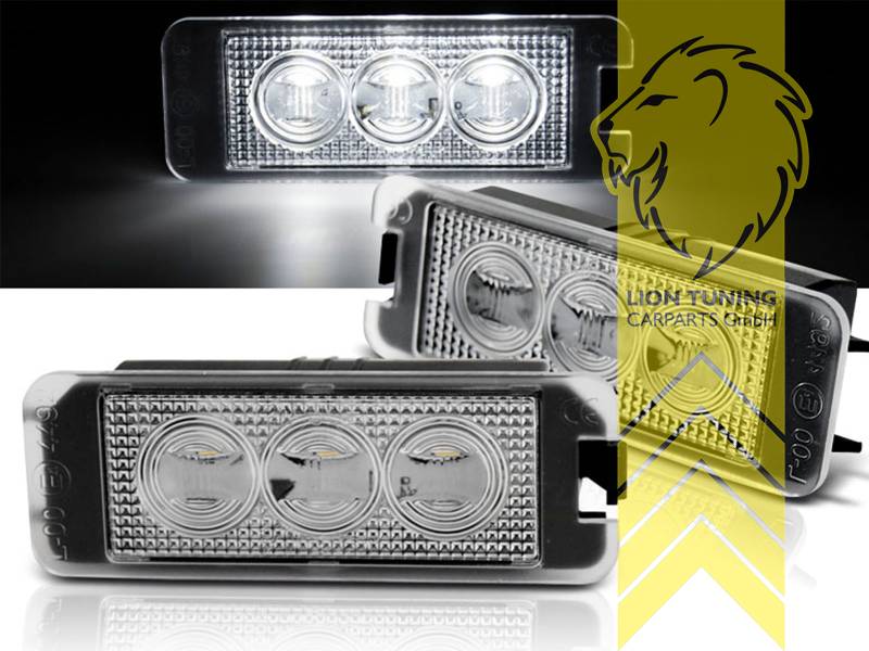 LED, weiss, Eintragungsfrei / mit E-Prüfzeichen