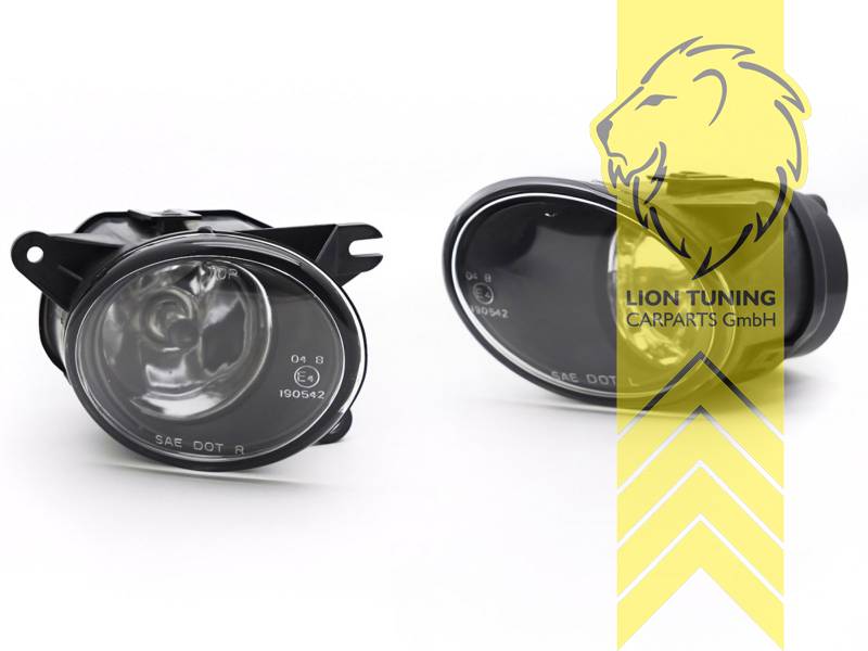 Halogen, schwarz, nur passend für Standard Stoßstange, H7, Eintragungsfrei / mit E-Prüfzeichen