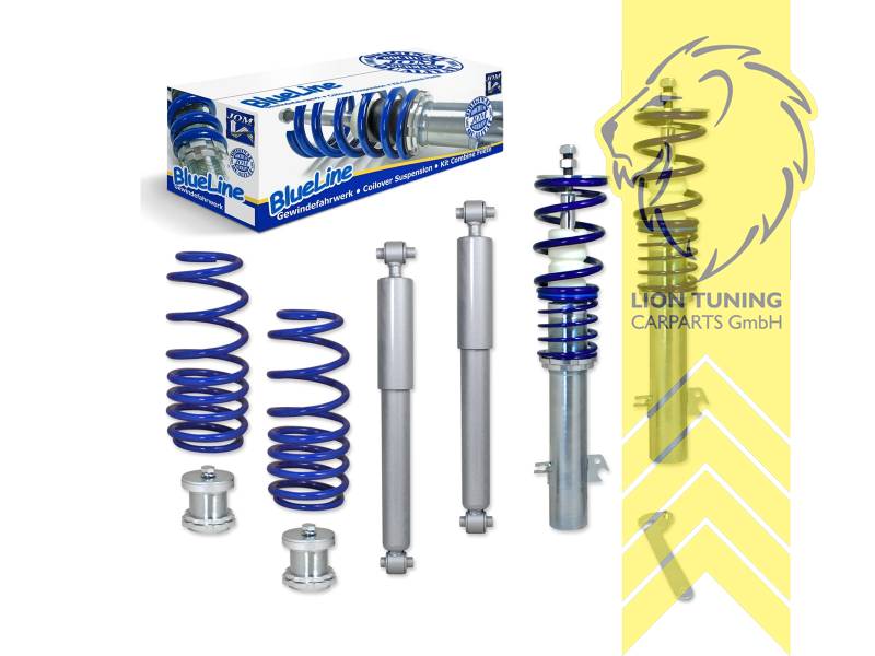 fest, blau, nicht passend für Allrad, für Modelle mit Federbeinaufnahme Ø 51mm, Stahl verzinkt, Eintragungspflichtig / Teilegutachten liegt bei