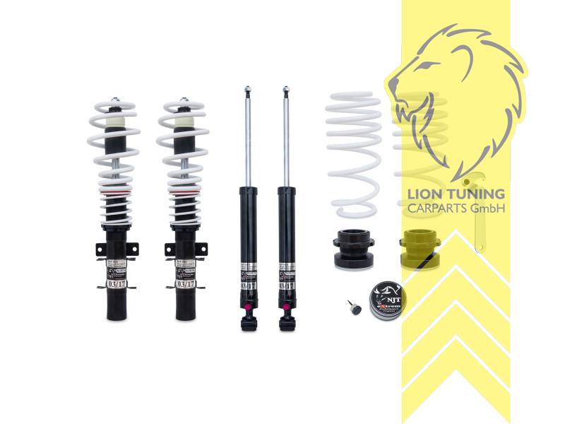 Zugstufe einstellbar, weiss, nicht passend für Allrad, Metall / Stahl, Eintragungspflichtig / Teilegutachten liegt bei