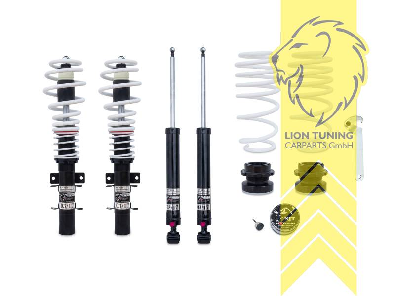 Zugstufe einstellbar, weiss, nicht passend für Allrad, Metall / Stahl, Eintragungspflichtig / Teilegutachten liegt bei