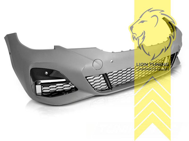 nur für Modelle mit Parkassistenzsystem, Ersatzteile von äquivalenter Qualität für die Besitzer des Fahrzeugs (entspr. EU-Verordnung 46/2010), PP Kunststoff, grundiert, für Fahrzeuge mit PDC, Eintragungsfrei / mit ABE