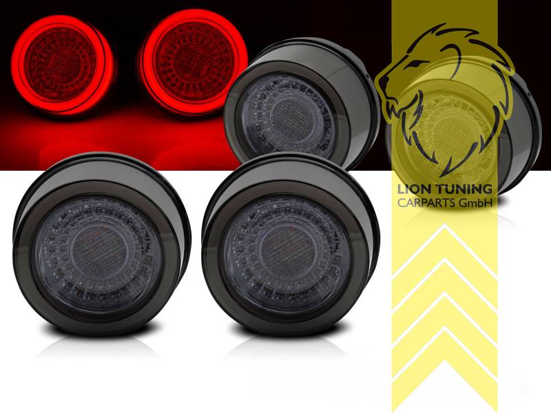 LED, schwarz, smoke, Eintragungsfrei / mit E-Prüfzeichen