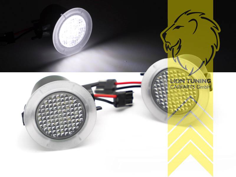 nur passend wenn ab Werk schon eine Umfeldbeleuchtung verbaut ist!, LED, Eintragungsfrei / mit E-Prüfzeichen