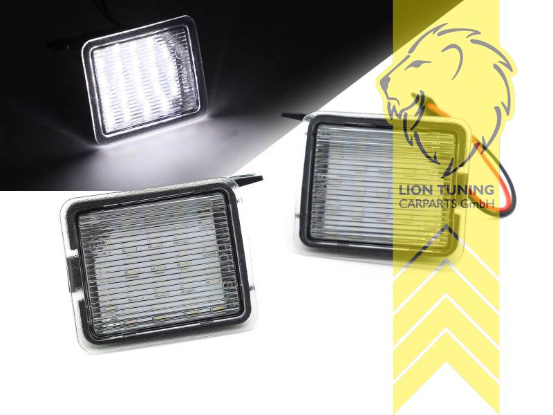 nur passend wenn ab Werk schon eine Umfeldbeleuchtung verbaut ist!, LED, Eintragungsfrei / mit E-Prüfzeichen