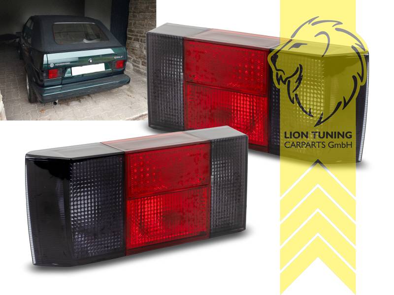 Halogen, rot, schwarz, es werden farbige Leuchtmittel benötigt!, Blinkerbirnen BAU15S, Eintragungsfrei / mit E-Prüfzeichen